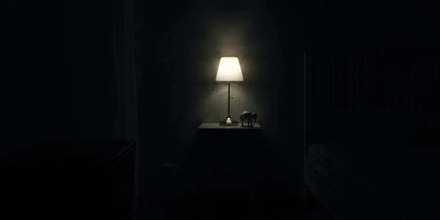 Dark room symbolizing the unknown with a silhouette of light trying to bring clarity.